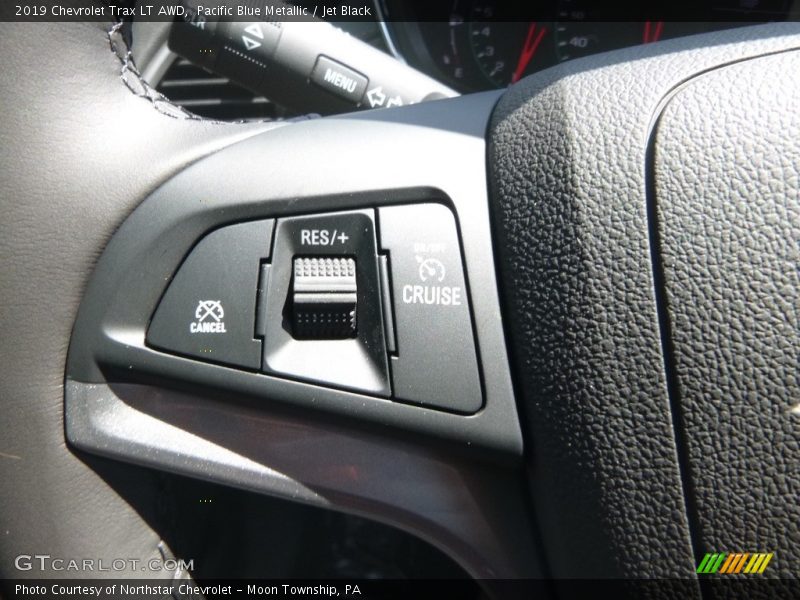 Pacific Blue Metallic / Jet Black 2019 Chevrolet Trax LT AWD
