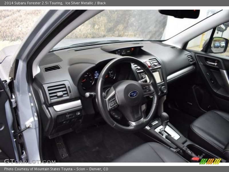 Ice Silver Metallic / Black 2014 Subaru Forester 2.5i Touring