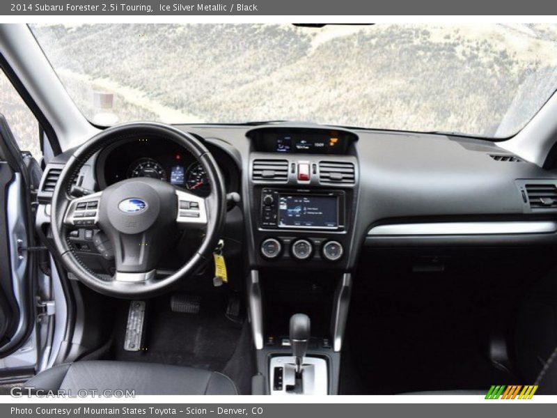 Ice Silver Metallic / Black 2014 Subaru Forester 2.5i Touring