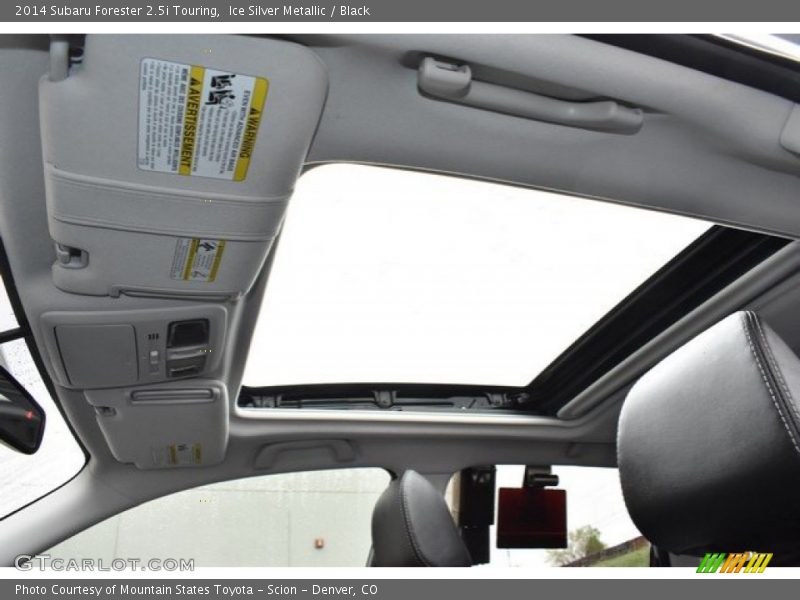 Ice Silver Metallic / Black 2014 Subaru Forester 2.5i Touring