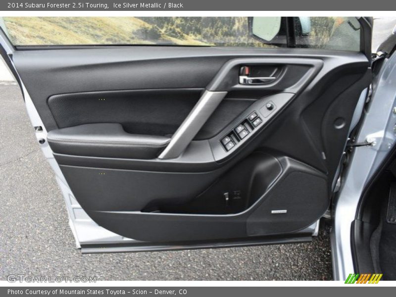 Ice Silver Metallic / Black 2014 Subaru Forester 2.5i Touring