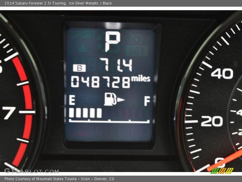 Ice Silver Metallic / Black 2014 Subaru Forester 2.5i Touring