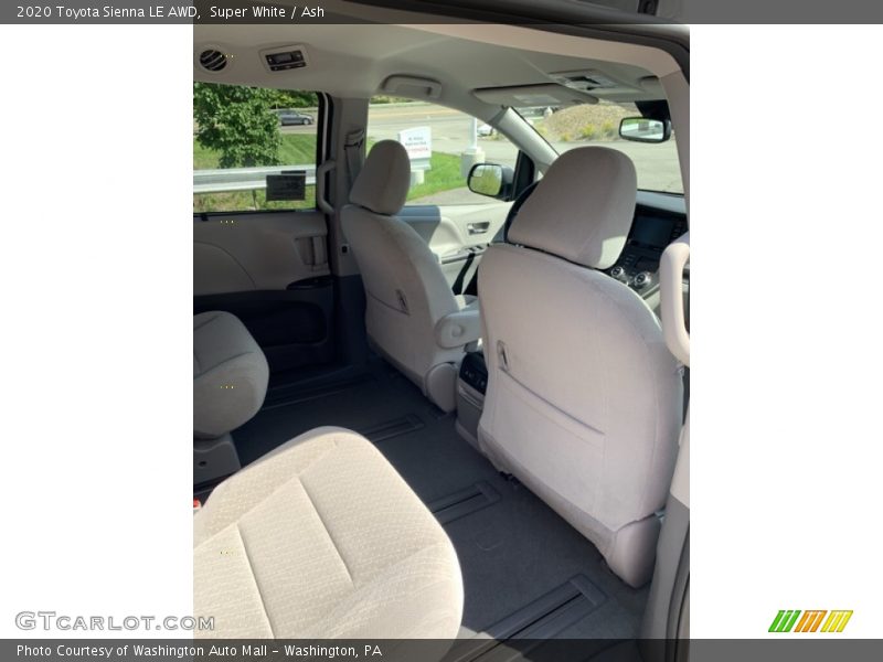 Super White / Ash 2020 Toyota Sienna LE AWD