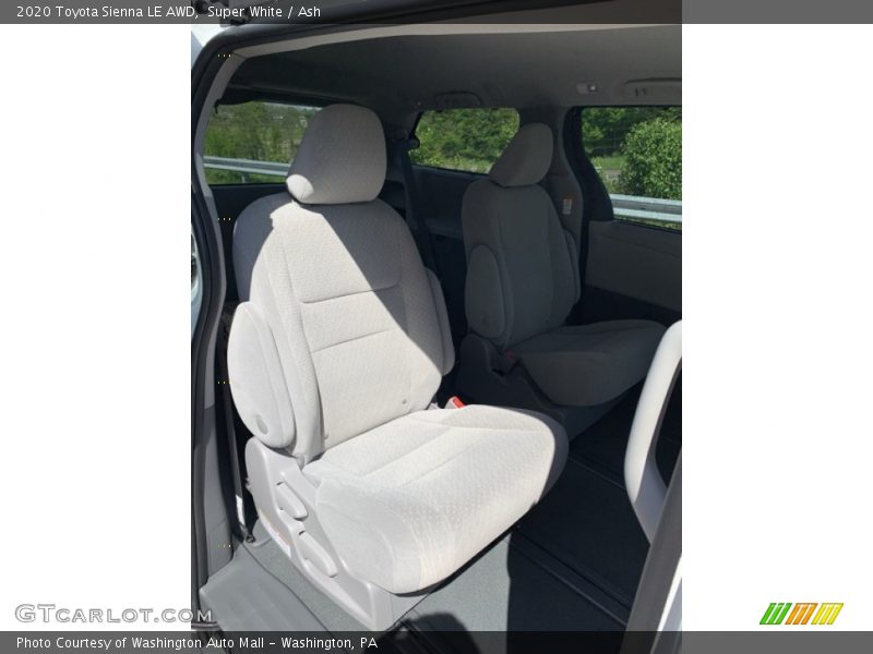 Super White / Ash 2020 Toyota Sienna LE AWD