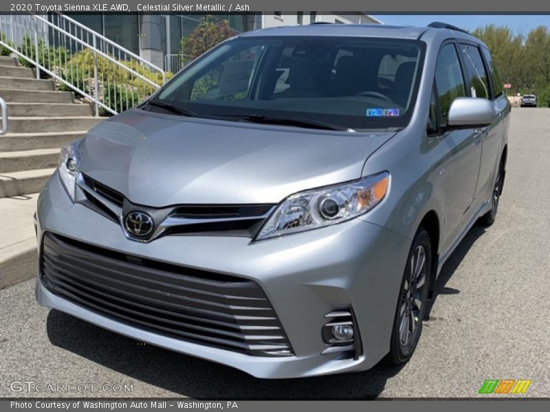 Celestial Silver Metallic / Ash 2020 Toyota Sienna XLE AWD
