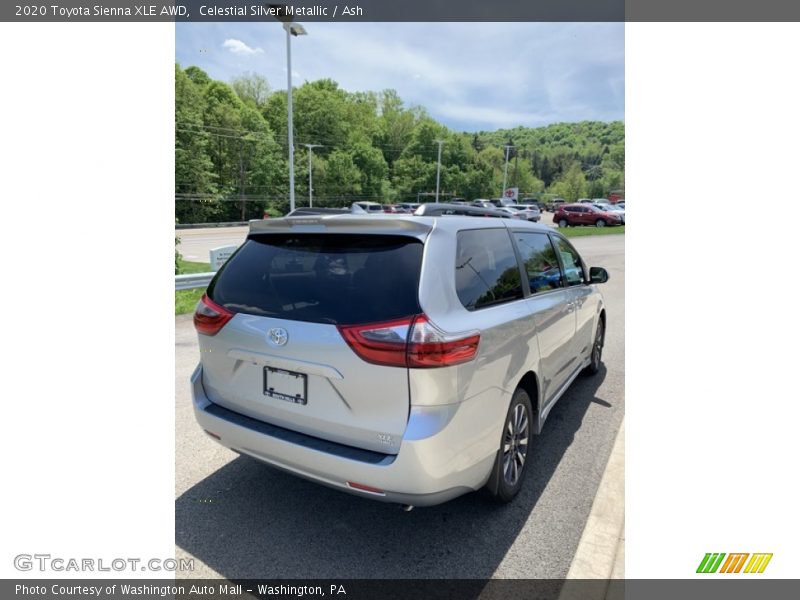Celestial Silver Metallic / Ash 2020 Toyota Sienna XLE AWD