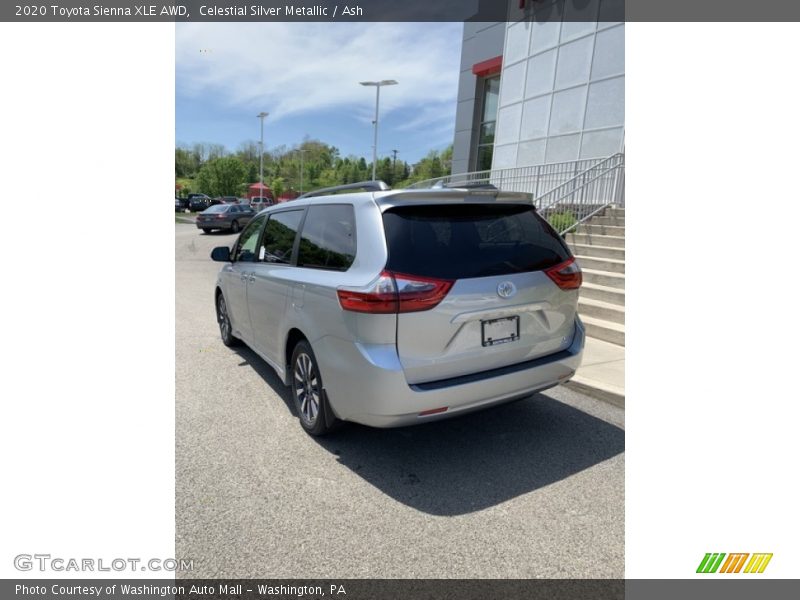 Celestial Silver Metallic / Ash 2020 Toyota Sienna XLE AWD
