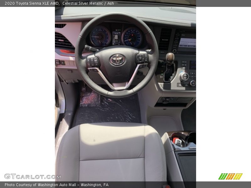 Celestial Silver Metallic / Ash 2020 Toyota Sienna XLE AWD