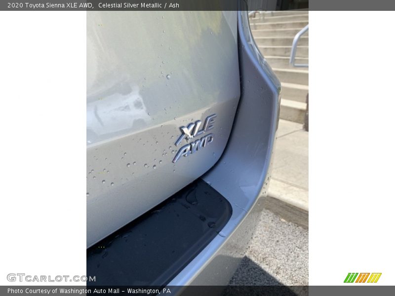 Celestial Silver Metallic / Ash 2020 Toyota Sienna XLE AWD