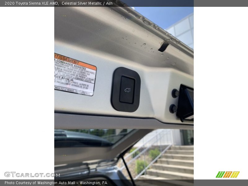 Celestial Silver Metallic / Ash 2020 Toyota Sienna XLE AWD