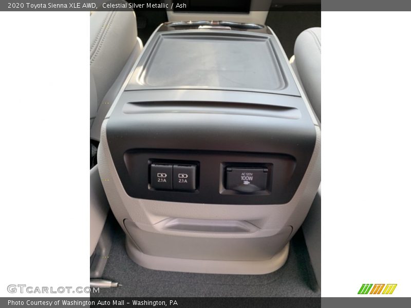 Celestial Silver Metallic / Ash 2020 Toyota Sienna XLE AWD
