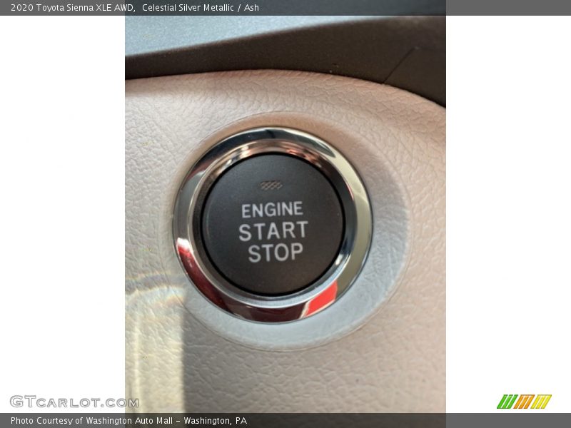 Celestial Silver Metallic / Ash 2020 Toyota Sienna XLE AWD