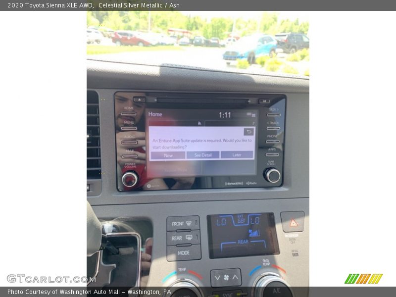 Celestial Silver Metallic / Ash 2020 Toyota Sienna XLE AWD