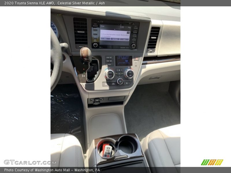Celestial Silver Metallic / Ash 2020 Toyota Sienna XLE AWD