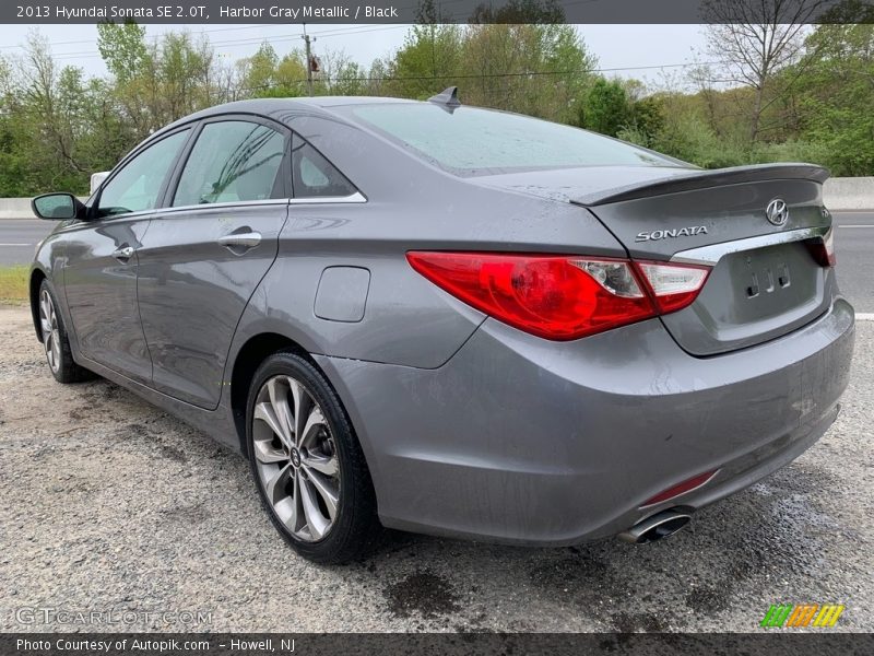 Harbor Gray Metallic / Black 2013 Hyundai Sonata SE 2.0T