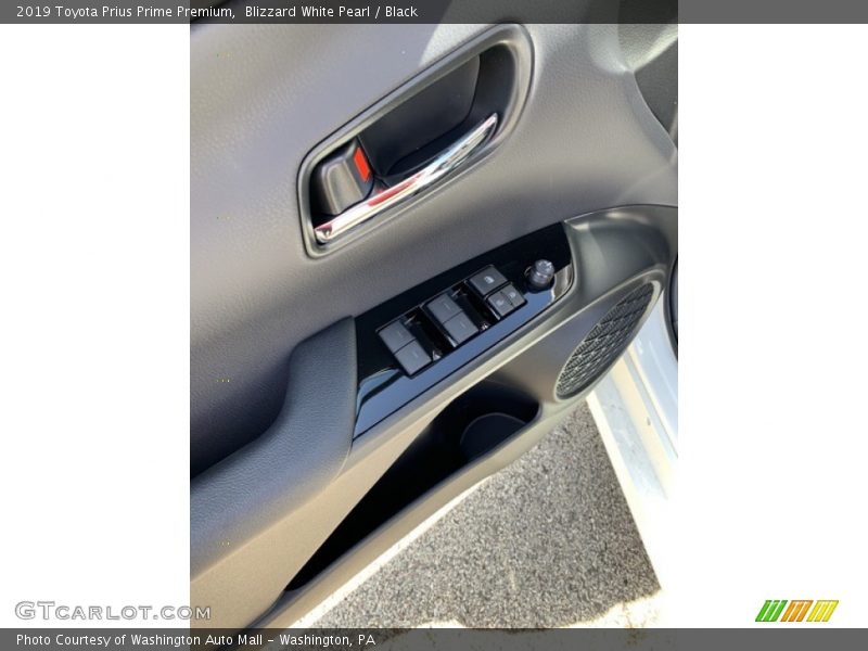 Blizzard White Pearl / Black 2019 Toyota Prius Prime Premium