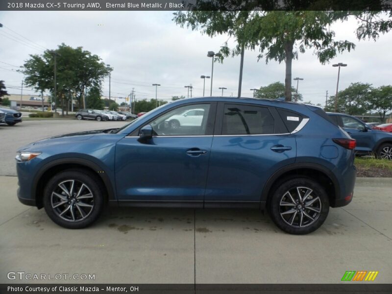 Eternal Blue Metallic / Black 2018 Mazda CX-5 Touring AWD