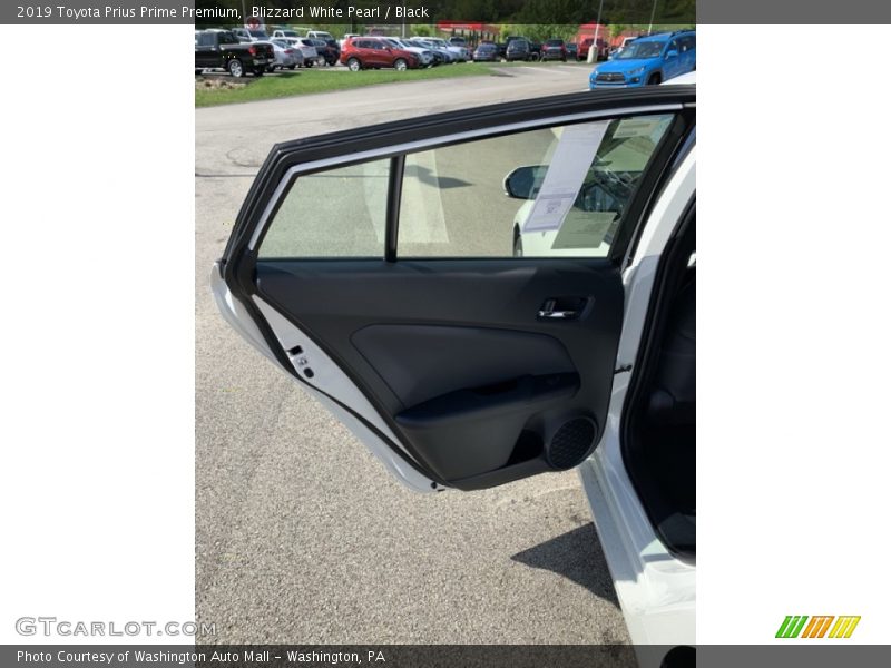 Blizzard White Pearl / Black 2019 Toyota Prius Prime Premium