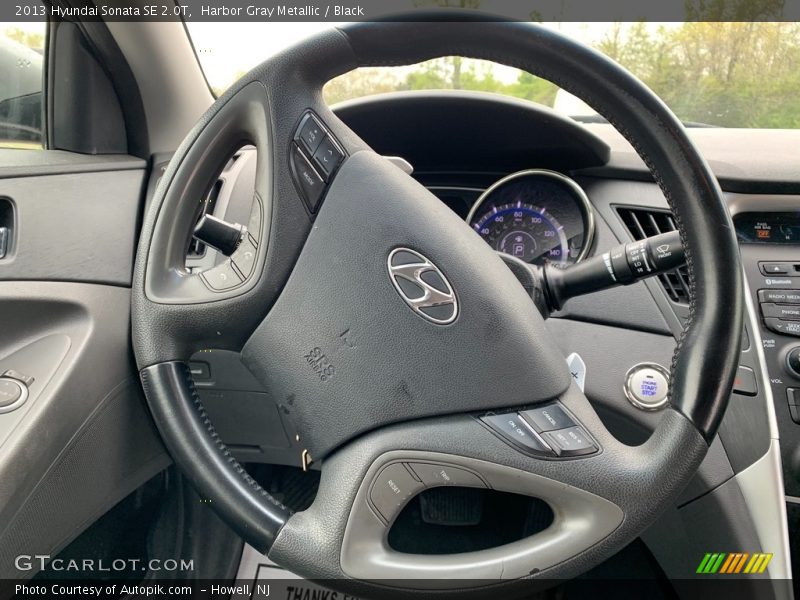 Harbor Gray Metallic / Black 2013 Hyundai Sonata SE 2.0T