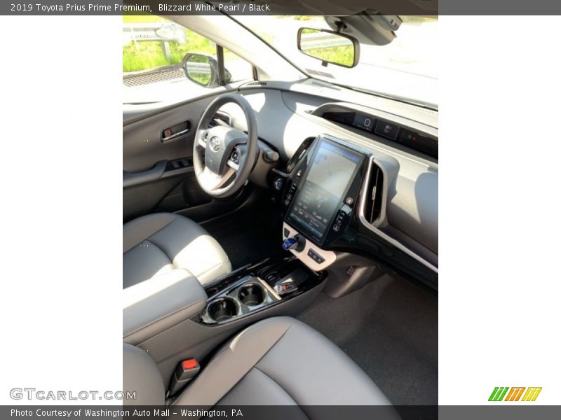 Blizzard White Pearl / Black 2019 Toyota Prius Prime Premium