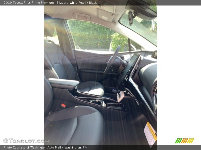 Blizzard White Pearl / Black 2019 Toyota Prius Prime Premium