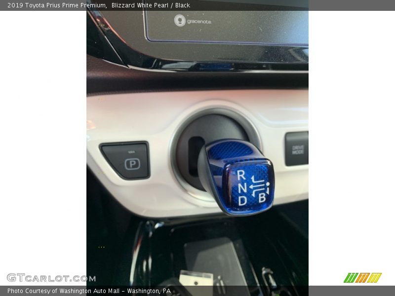 Blizzard White Pearl / Black 2019 Toyota Prius Prime Premium