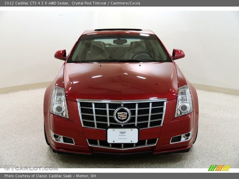 Crystal Red Tintcoat / Cashmere/Cocoa 2012 Cadillac CTS 4 3.6 AWD Sedan