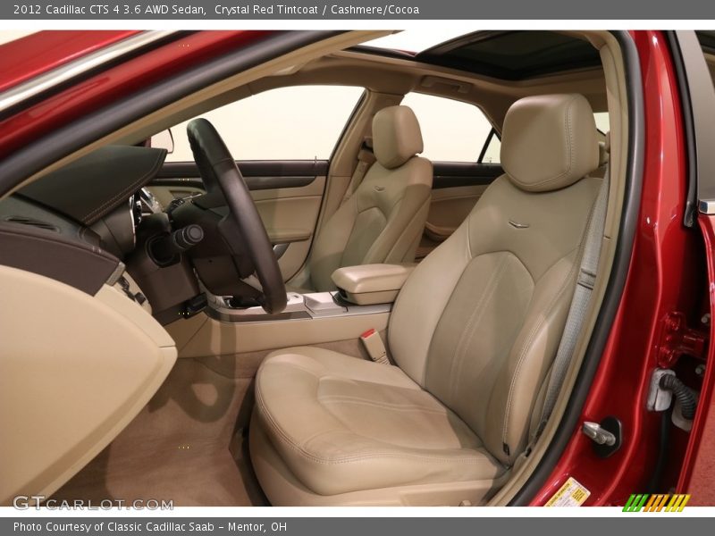 Crystal Red Tintcoat / Cashmere/Cocoa 2012 Cadillac CTS 4 3.6 AWD Sedan