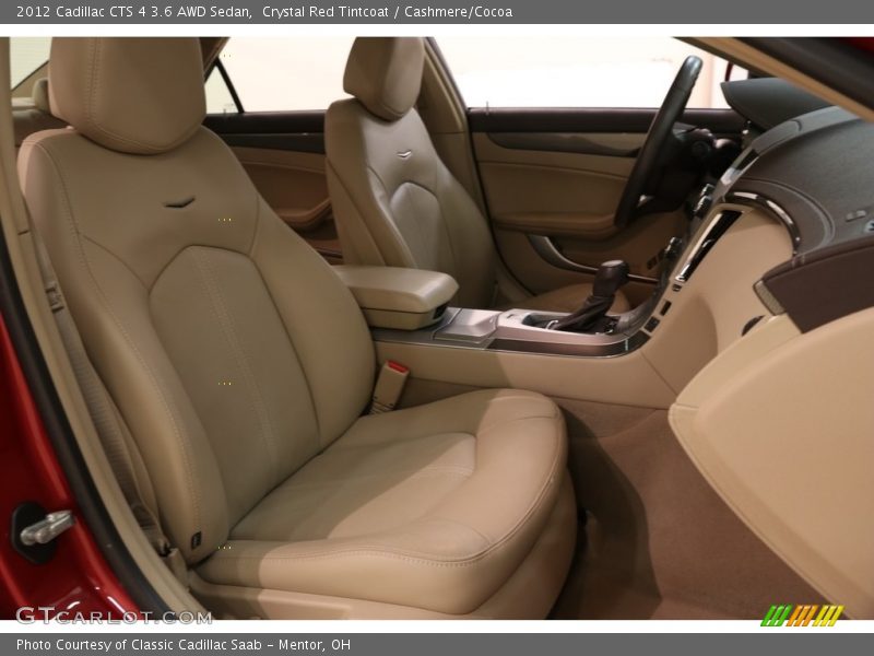 Crystal Red Tintcoat / Cashmere/Cocoa 2012 Cadillac CTS 4 3.6 AWD Sedan