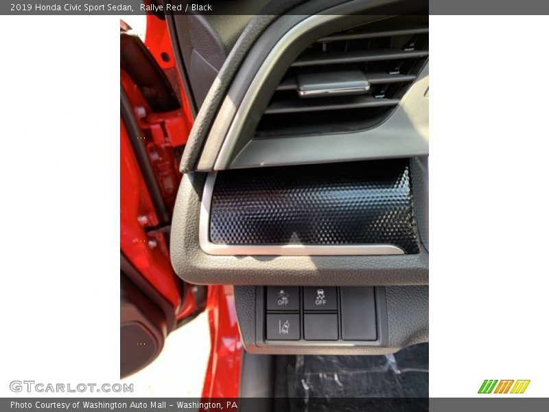 Rallye Red / Black 2019 Honda Civic Sport Sedan
