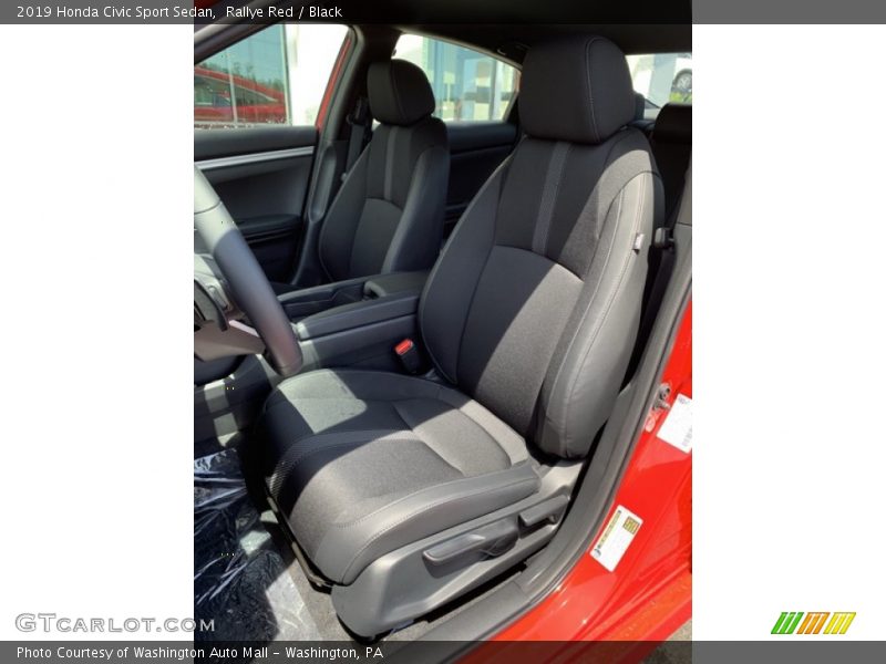 Rallye Red / Black 2019 Honda Civic Sport Sedan
