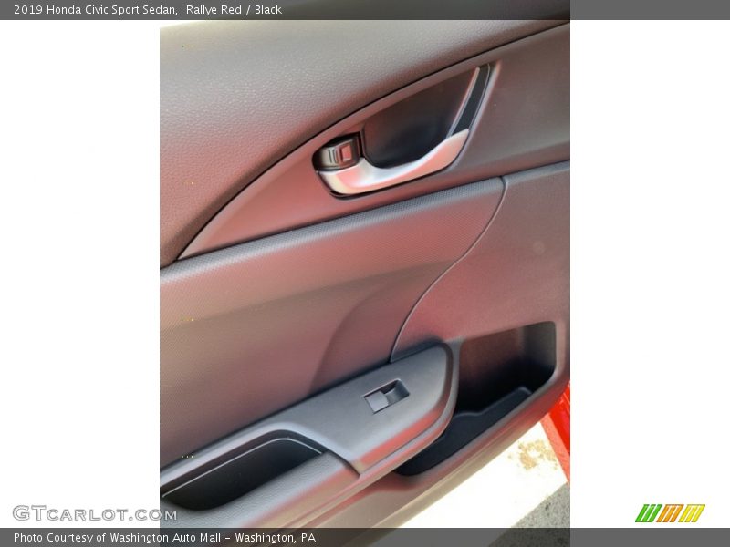 Rallye Red / Black 2019 Honda Civic Sport Sedan