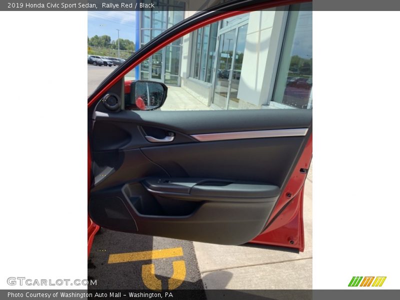 Rallye Red / Black 2019 Honda Civic Sport Sedan