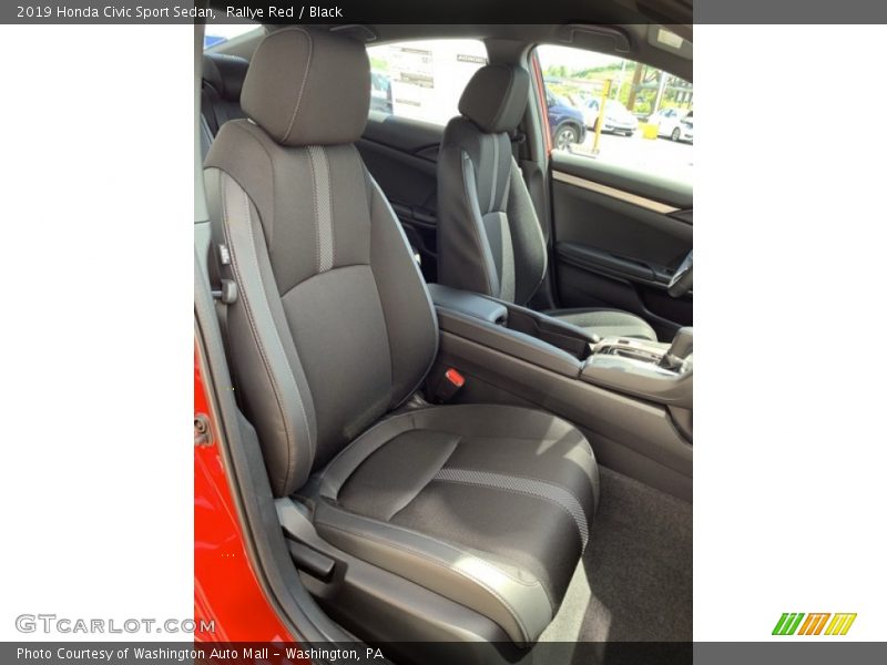 Rallye Red / Black 2019 Honda Civic Sport Sedan