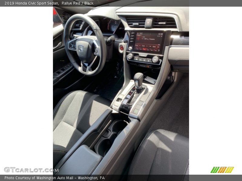 Rallye Red / Black 2019 Honda Civic Sport Sedan