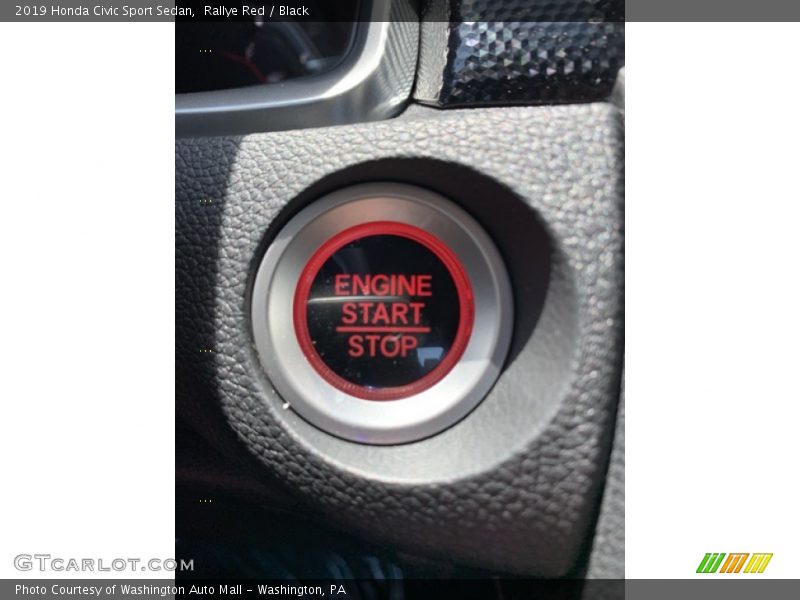 Rallye Red / Black 2019 Honda Civic Sport Sedan