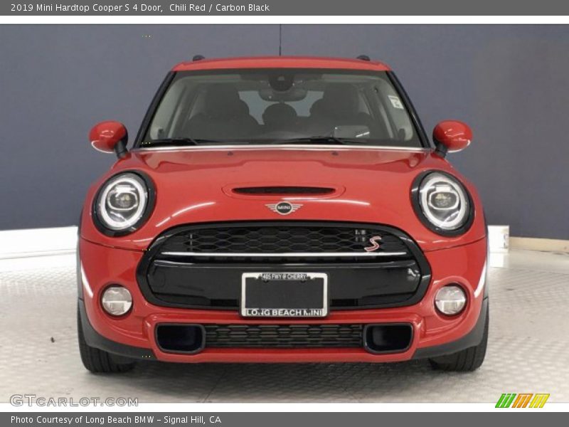 Chili Red / Carbon Black 2019 Mini Hardtop Cooper S 4 Door