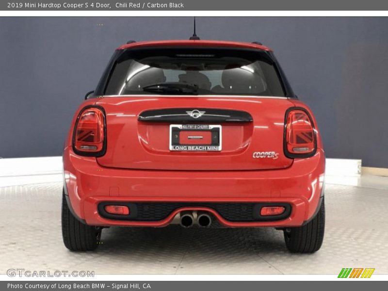 Chili Red / Carbon Black 2019 Mini Hardtop Cooper S 4 Door