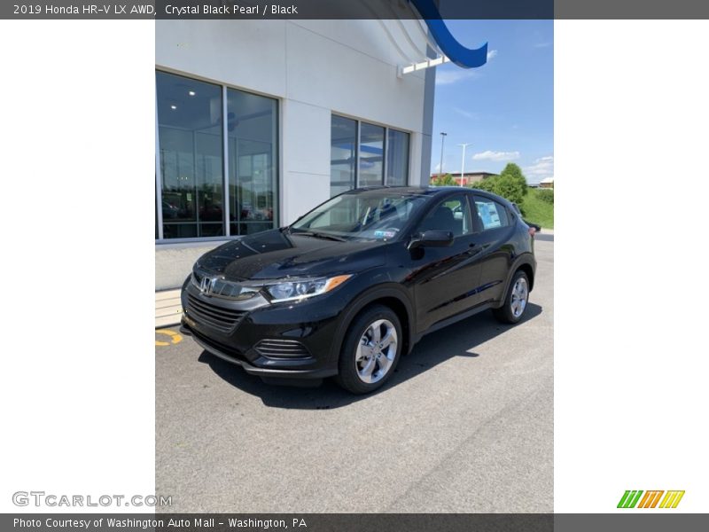 Crystal Black Pearl / Black 2019 Honda HR-V LX AWD