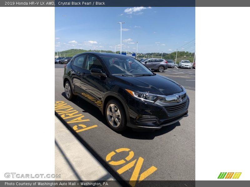 Crystal Black Pearl / Black 2019 Honda HR-V LX AWD