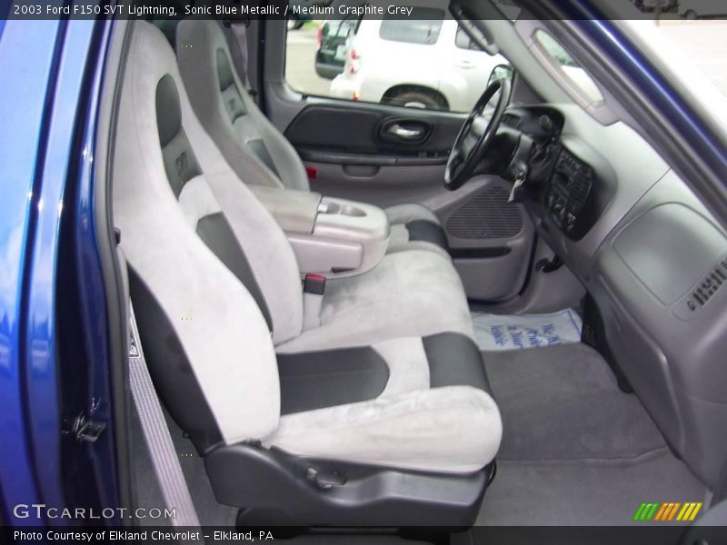  2003 F150 SVT Lightning Medium Graphite Grey Interior