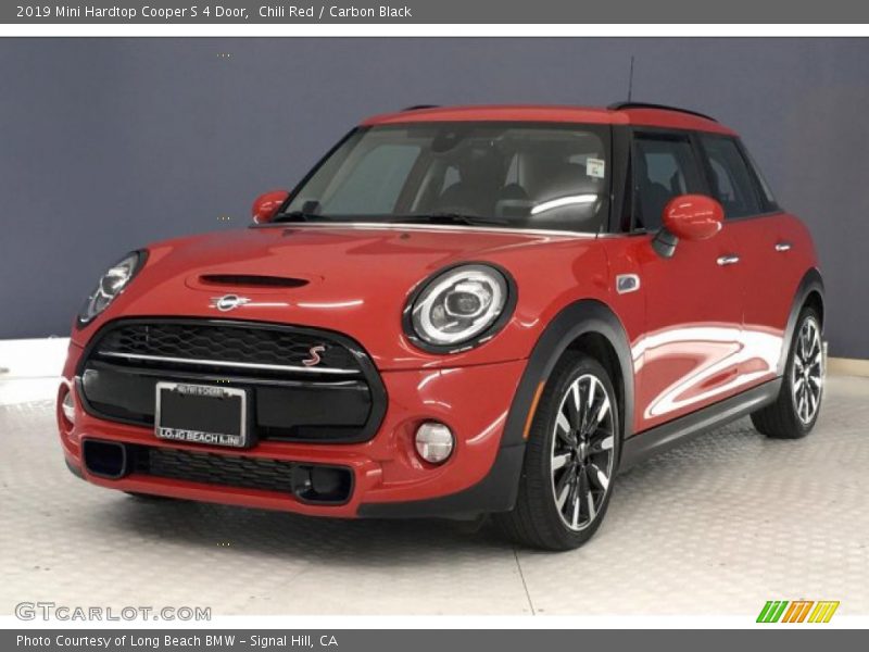 Chili Red / Carbon Black 2019 Mini Hardtop Cooper S 4 Door