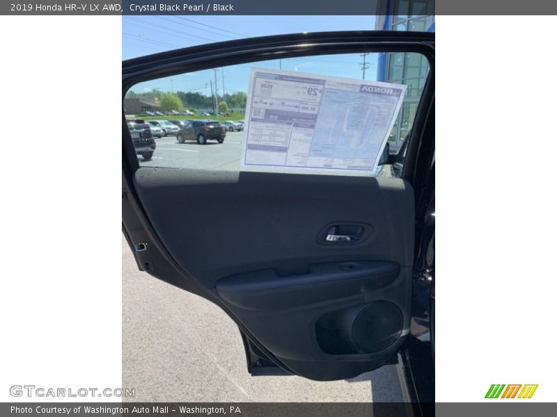 Crystal Black Pearl / Black 2019 Honda HR-V LX AWD