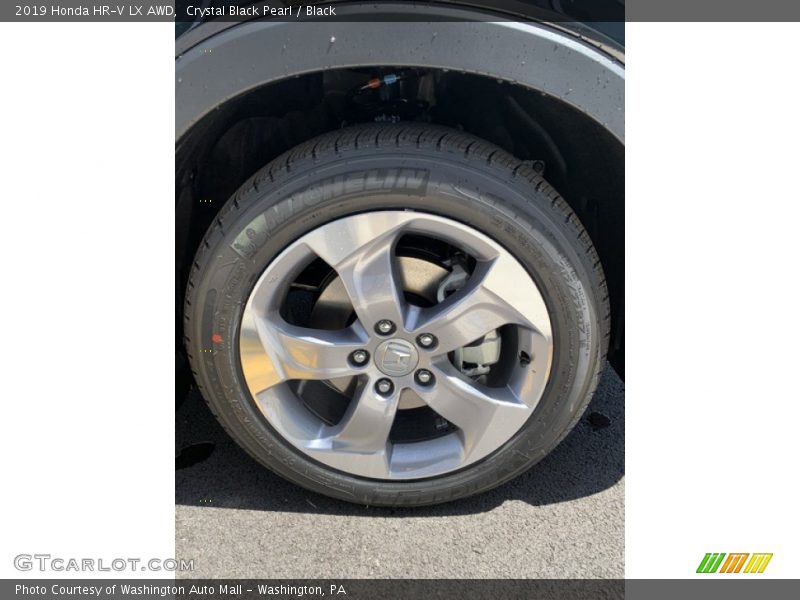 Crystal Black Pearl / Black 2019 Honda HR-V LX AWD