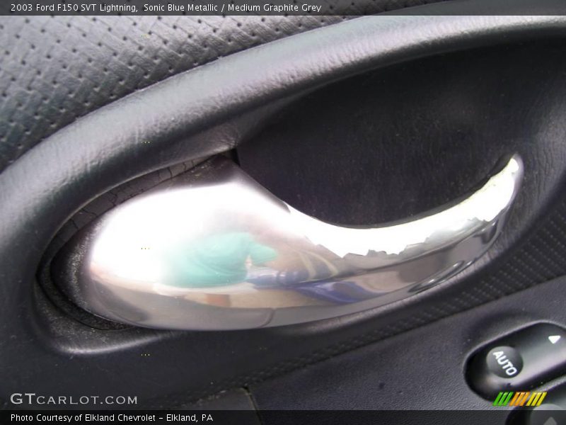 Sonic Blue Metallic / Medium Graphite Grey 2003 Ford F150 SVT Lightning