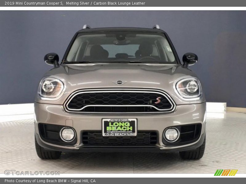 Melting Silver / Carbon Black Lounge Leather 2019 Mini Countryman Cooper S