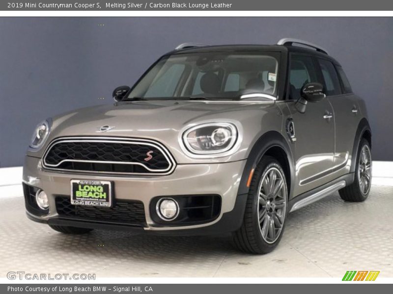 Melting Silver / Carbon Black Lounge Leather 2019 Mini Countryman Cooper S