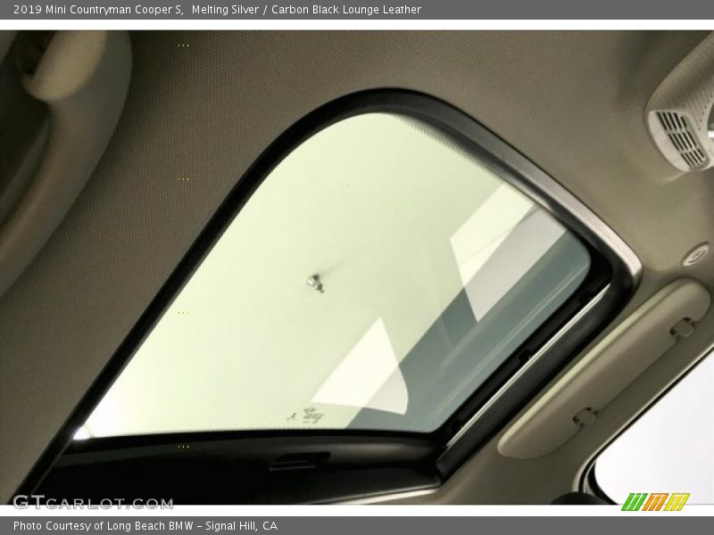 Melting Silver / Carbon Black Lounge Leather 2019 Mini Countryman Cooper S