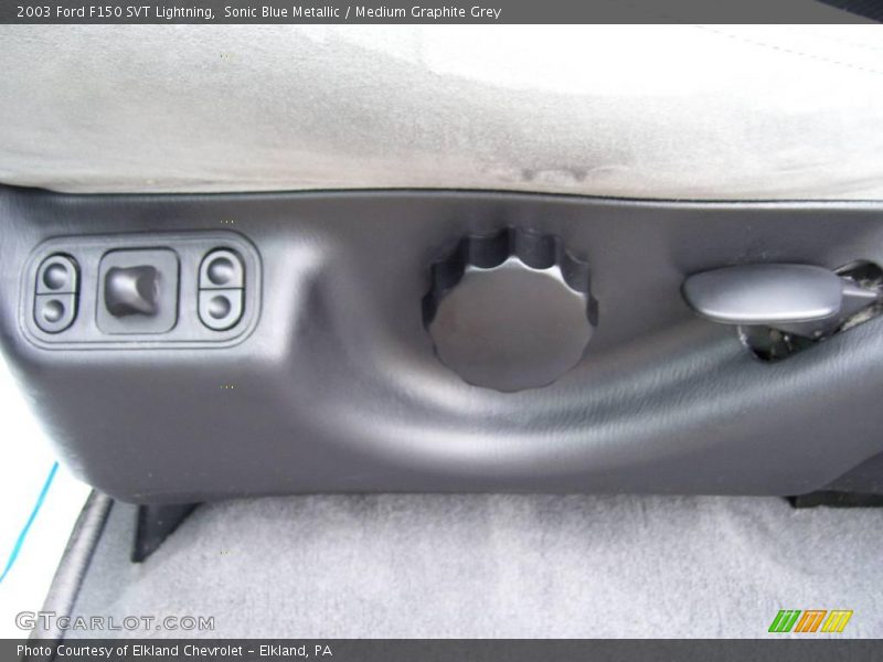 Sonic Blue Metallic / Medium Graphite Grey 2003 Ford F150 SVT Lightning