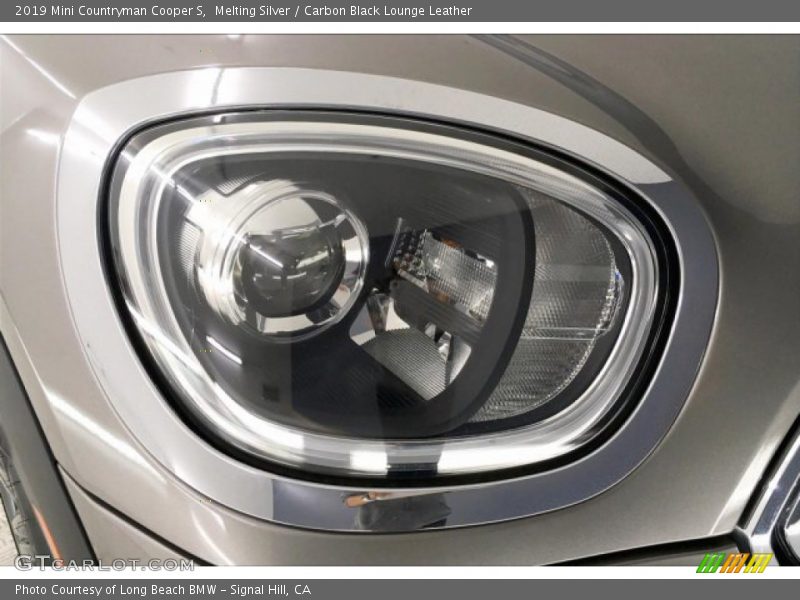 Melting Silver / Carbon Black Lounge Leather 2019 Mini Countryman Cooper S